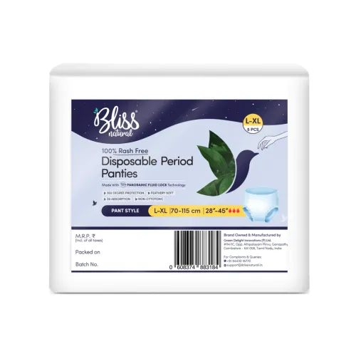 DISPOSABLE PERIOD PANTIES L-XL