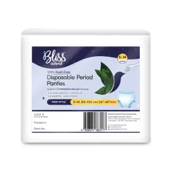 DISPOSABLE PERIOD PANTIES S-M
